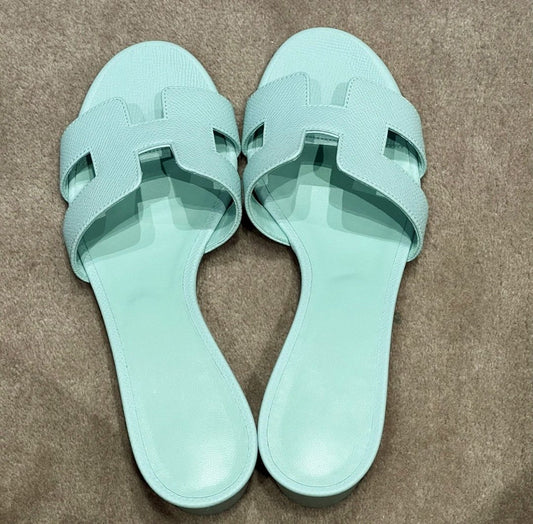 Oasis Sandal Epsom Calfskin Tiffa