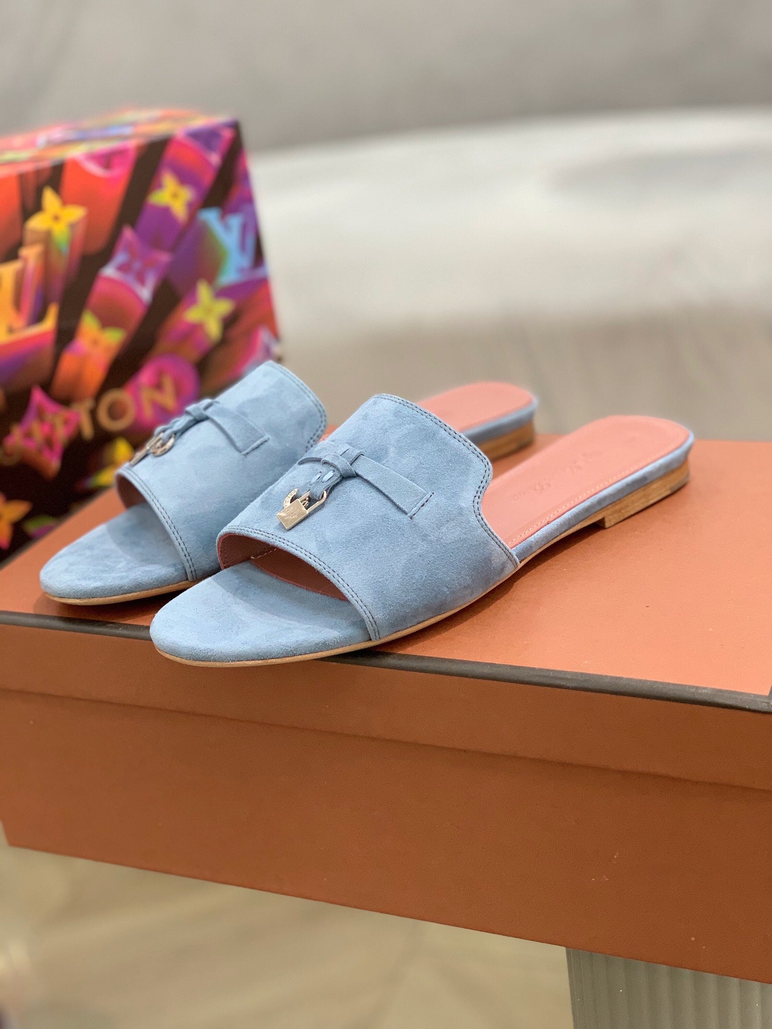 LP SUMMER CHARMS SANDALS SAPPHIRE SUEDE
