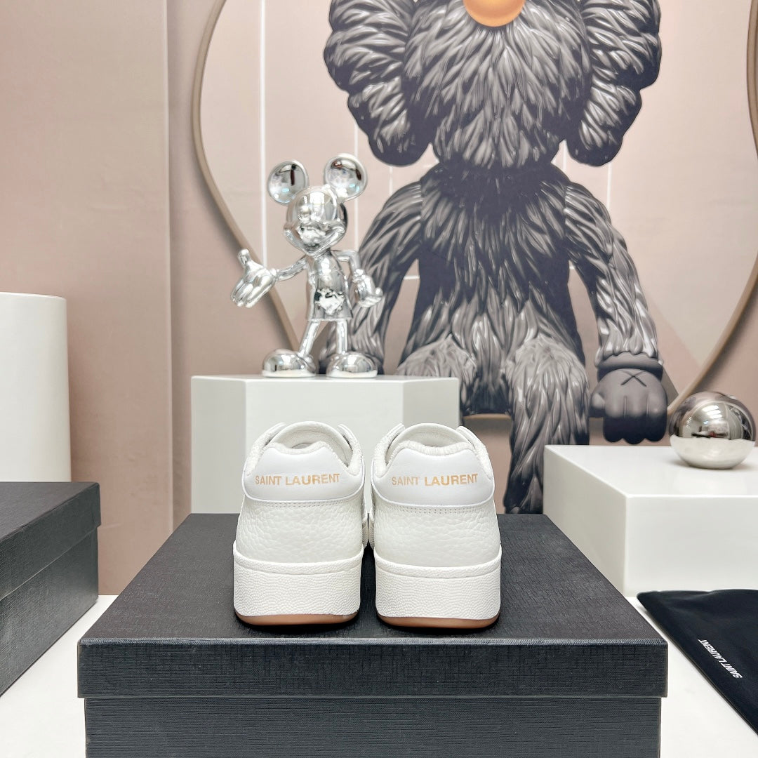 SL/61 SNEAKERS IN WHITE CALFSKIN