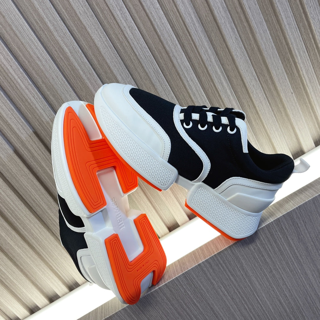 GIGA SNEAKER BLACK MIX WHITE SUEDE