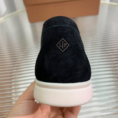 LP SUMMER WALK TASSELS LOAFERS BLACK SUEDE
