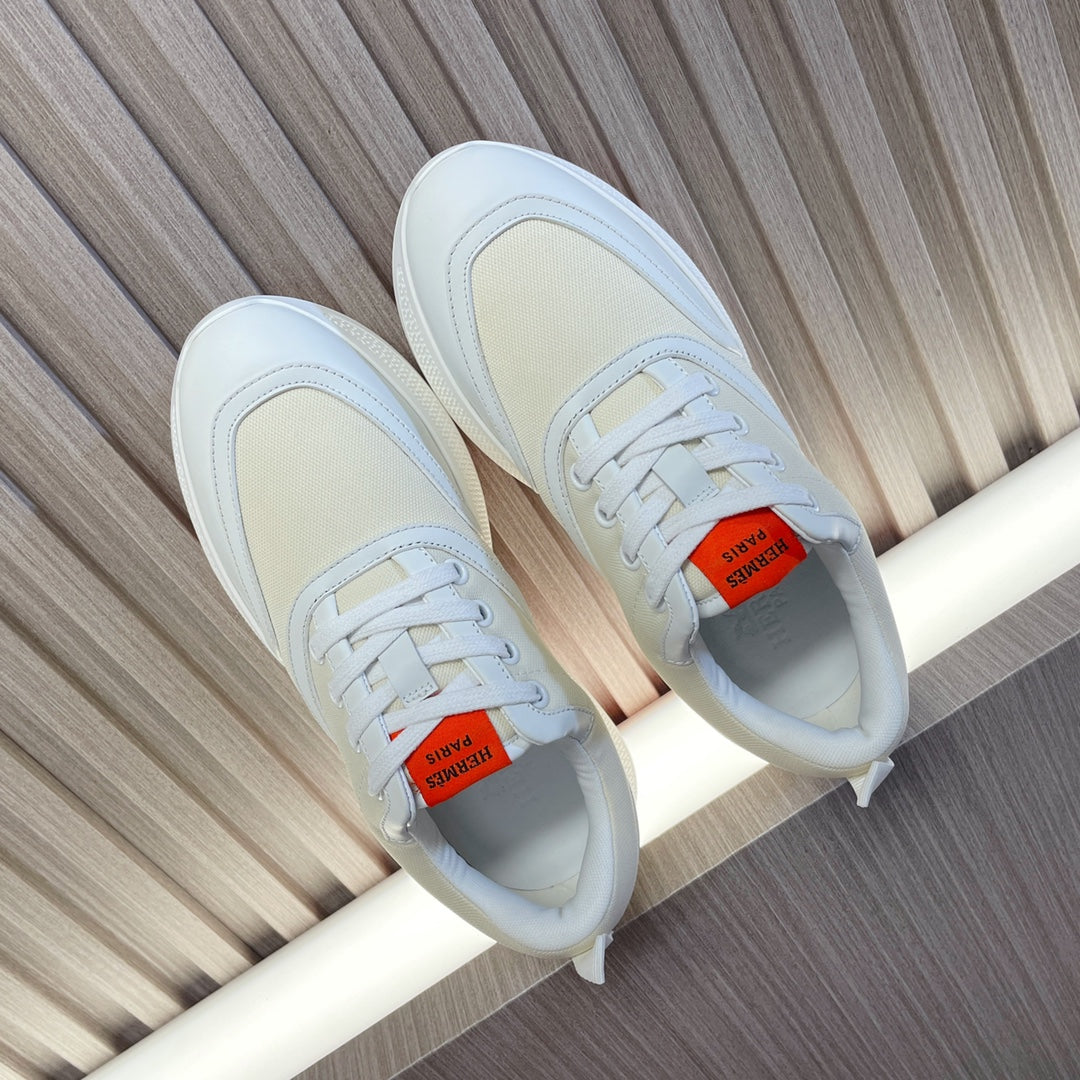 GIGA SNEAKER BLUE PASTEL PINK WHITE CALFSKIN