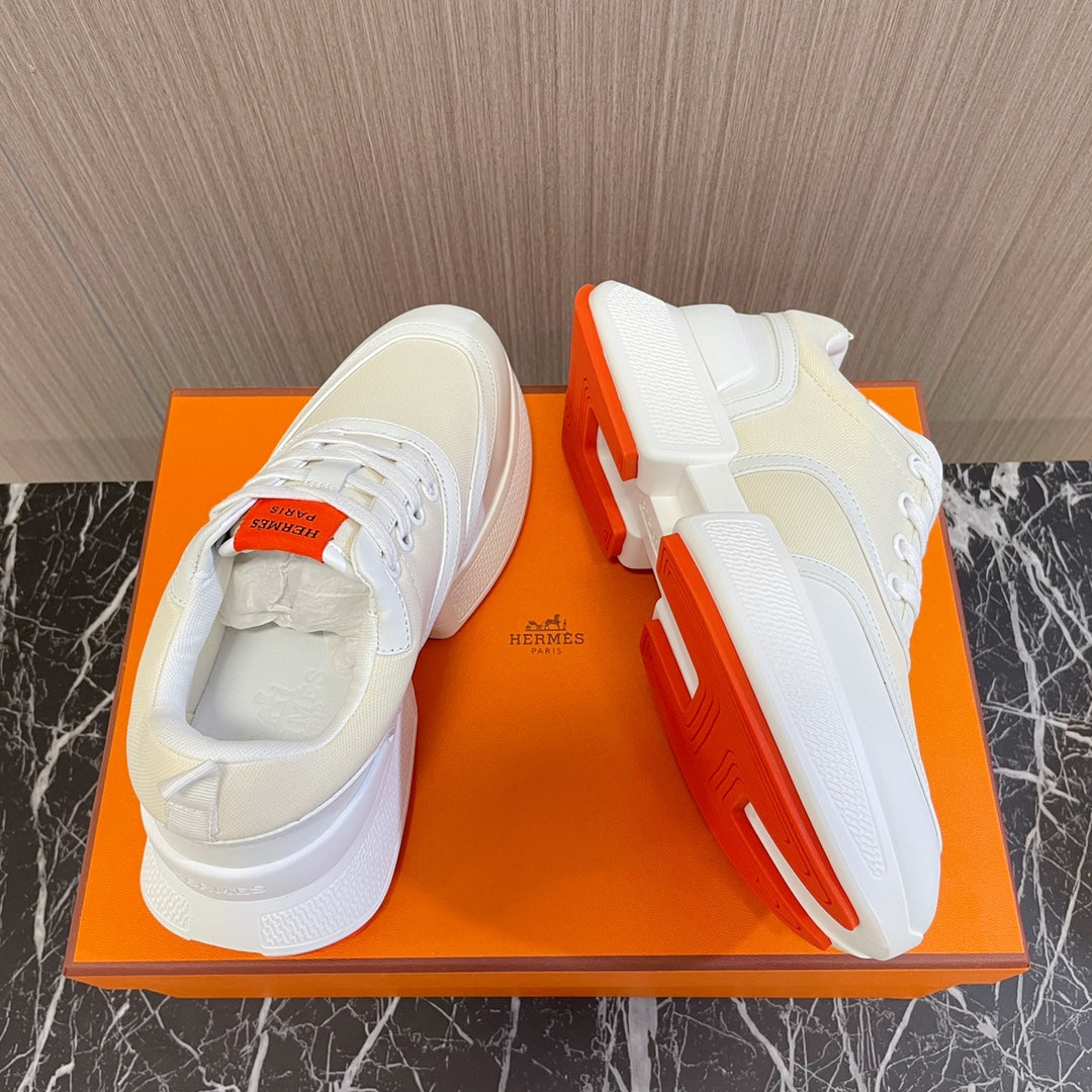 GIGA SNEAKER BLUE PASTEL PINK WHITE CALFSKIN