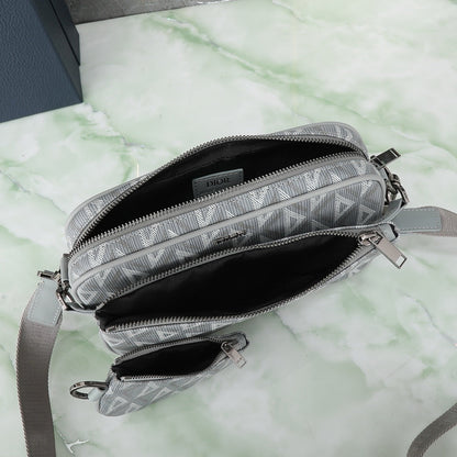 CD Diamond Messenger Bag