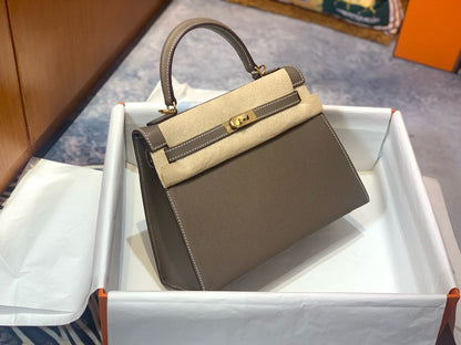 HERM Kelly 25cm, Etoupe, Epsom