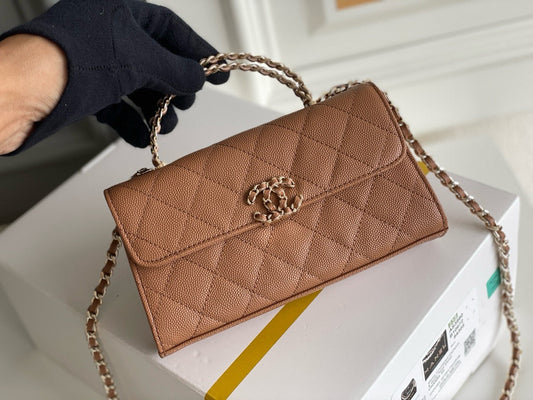 CHA 23P Kelly Handle Bag