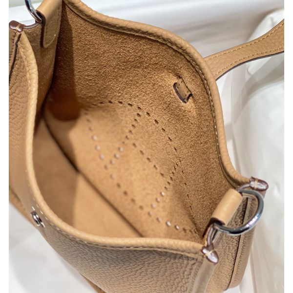 HERM Evelyne III TPM Bag In Chai Clemence Leather