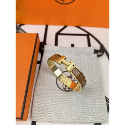 HERM Chataigne Enamel Clic H Bracelet