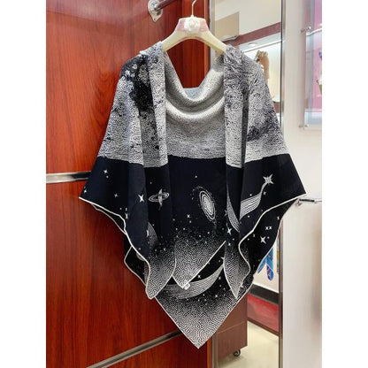 HERM Black Clair de Lune Shawl 140