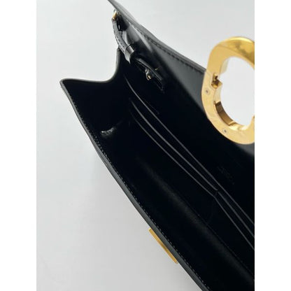 HERM Maillon To Go Wallet in Black Box Calfskin
