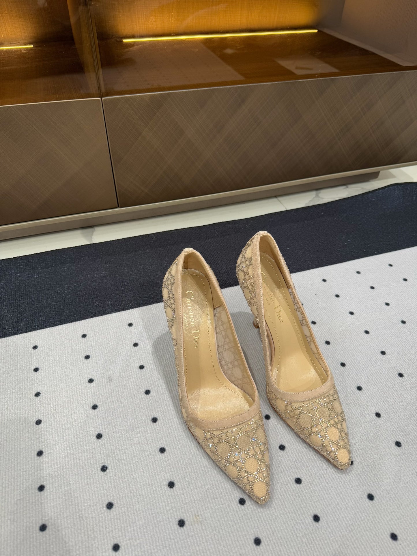HIGH HEELS PUMP IN CAMEL BEIGE LAMB SUEDE 10 CM