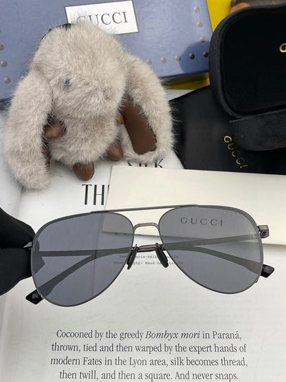 AVIATOR FRAME SUNGLASSES 1227 IN METAL