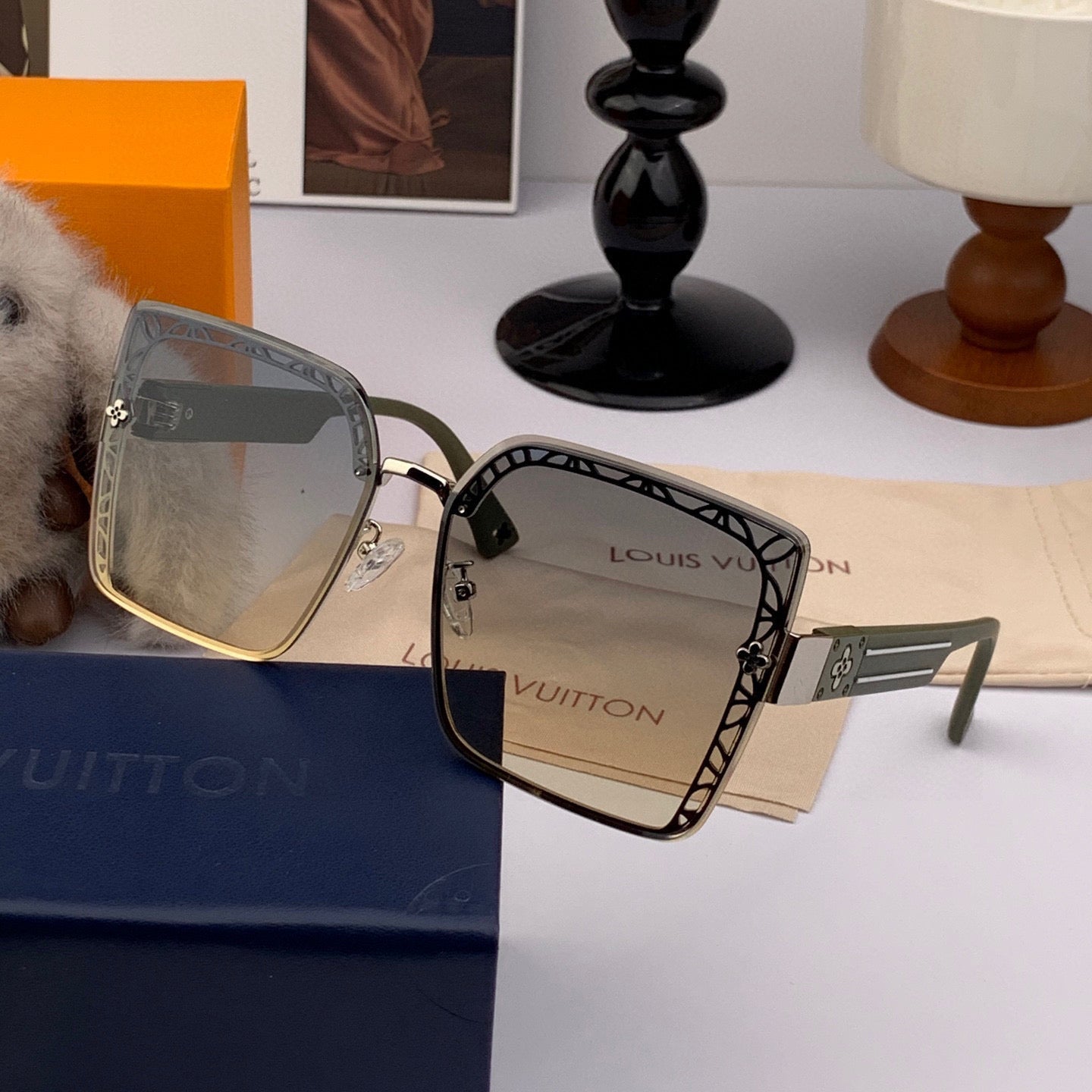 SQUARE SUNGLASSES L6191 IN ACETATE
