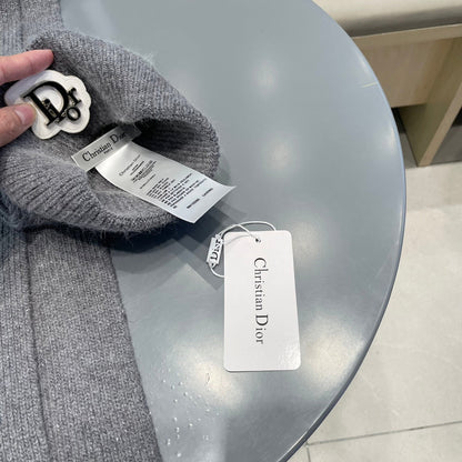 SET SCARF AND HAT IN GRAY CASHMERE WOOL 433242