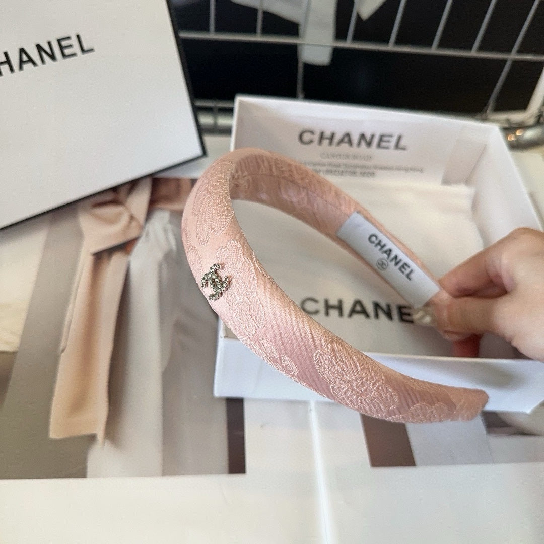 ROSE PINK SILK HAIRBAND 410881