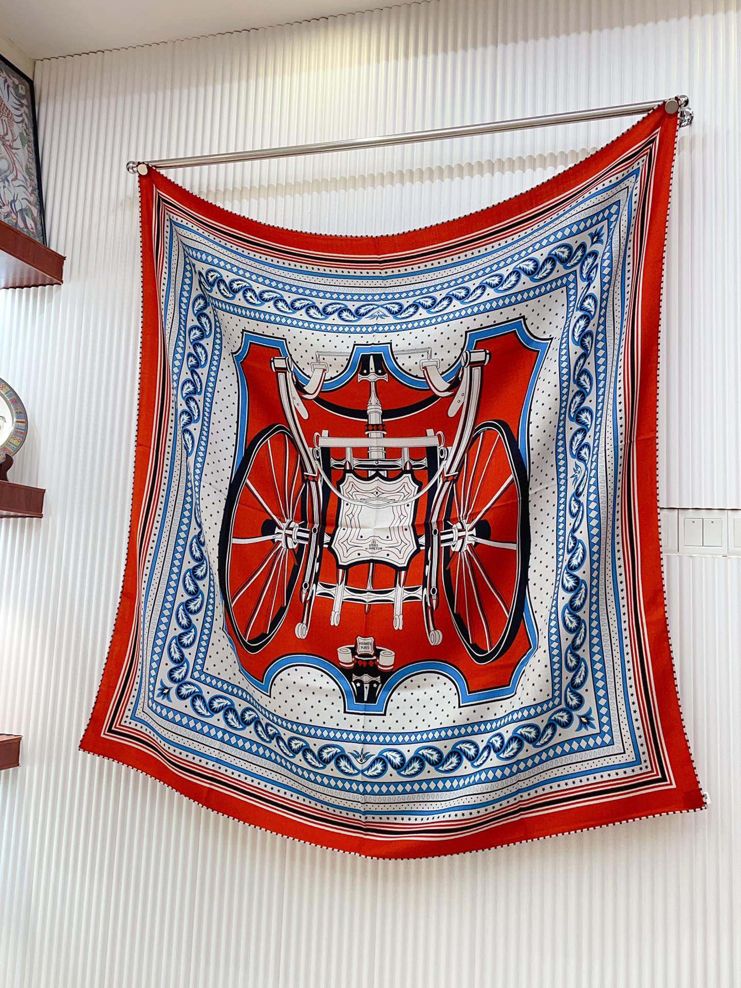 LES ROUES DE PHAETON BANDANA SHAWL 140 CM COLORFUL 385446