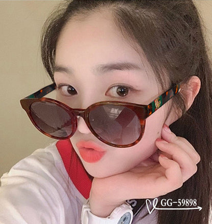 ROUND FRAME SUNGLASSES 59898 IN ACETATE