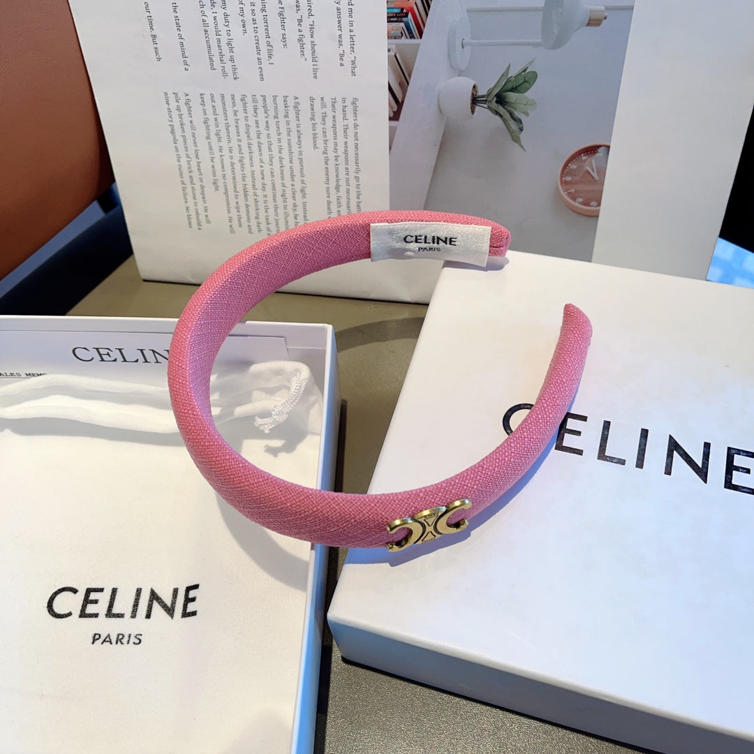 BRIGHT PINK FABRIC HAIRBAND 429342