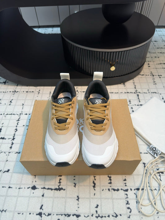 LW CLOUDTILT 2.0 SNEAKER TAN AND WHITE POLYESTER