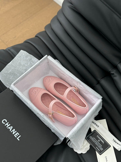 MARY JANE SHOES IN LIGHT PINK LAMBSKIN