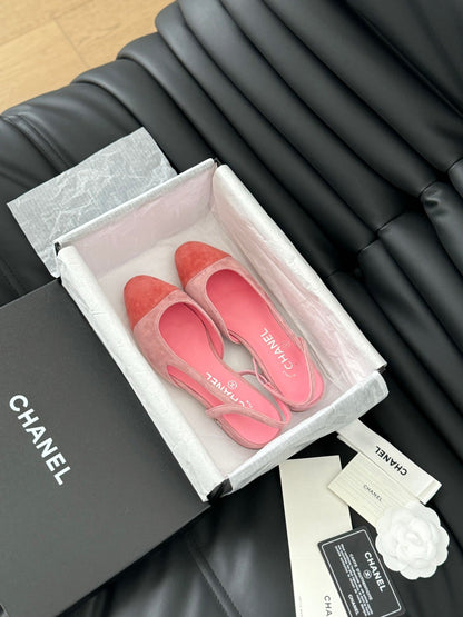 CLASSIC SLINGBACK LIGHT PINK SUEDE