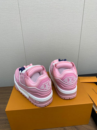 LV TRAINER IN LIGHT PINK CALFSKIN