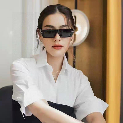 SIGNATURE SUNGLASS 571588 IN BLACK ACETATE