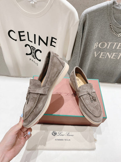 LP SUMMER CHARMS WALK LOAFERS GRAY SUEDE